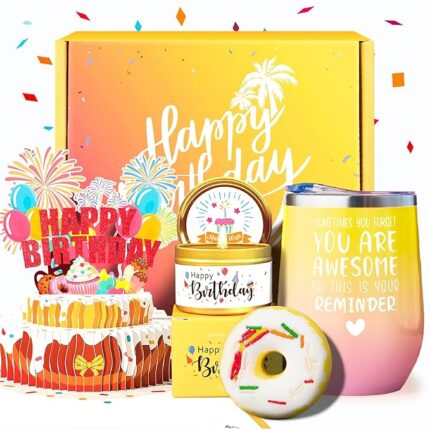 Birthday Gifts for Women, Happy Birthday Gifts for Women, Best Friend Birthday Gifts, Birthday Gifts Ideas Women Birthday Gifts Set Female Sister Mom Wife Her Girlfriend Coworker Bestie teen