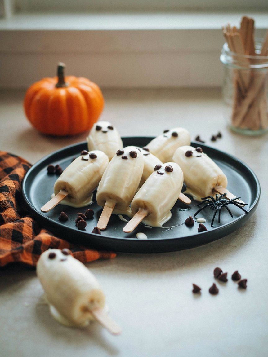 These frozen banana pops are a fantastic way to sneak in some fruit while keeping things festive. They're quick to prepare, refreshing, and always a hit with both kids and adults looking for a lighter option among all the heavy sweets ￼.
